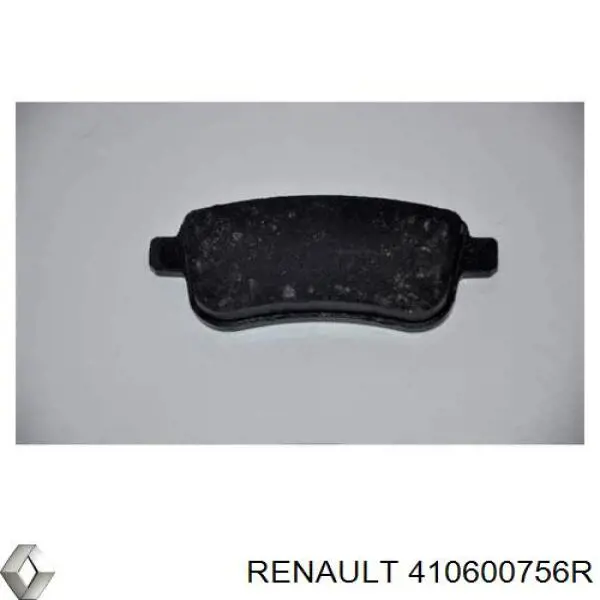 410600756R Renault (RVI) колодки тормозные передние дисковые
