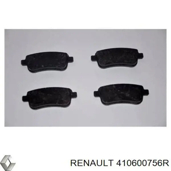 Колодки Renault (RVI) 410600756R цена, от 27.42 USD
