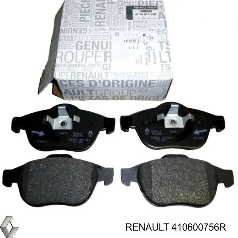 Тормозные колодки Renault (RVI) 410600756R