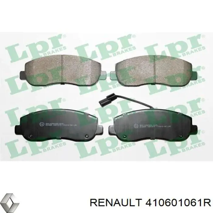Передние тормозные колодки 410601061R Renault (RVI)