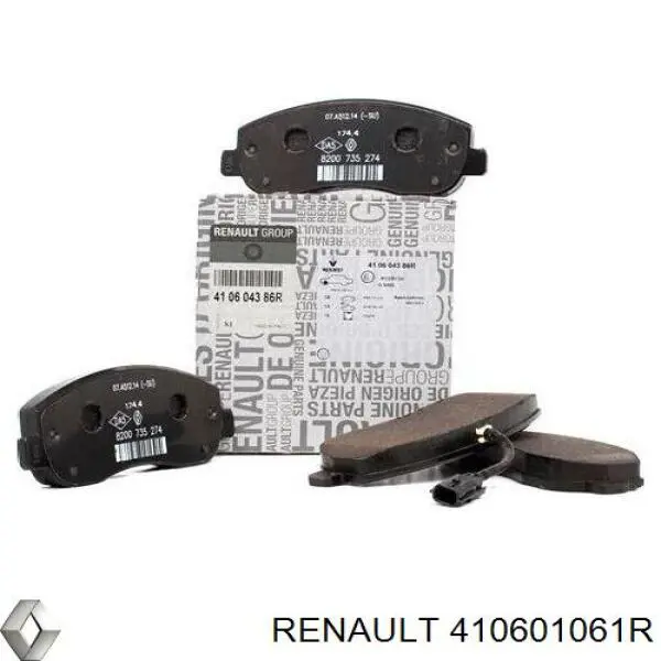 Тормозные колодки Renault (RVI) 410601061R