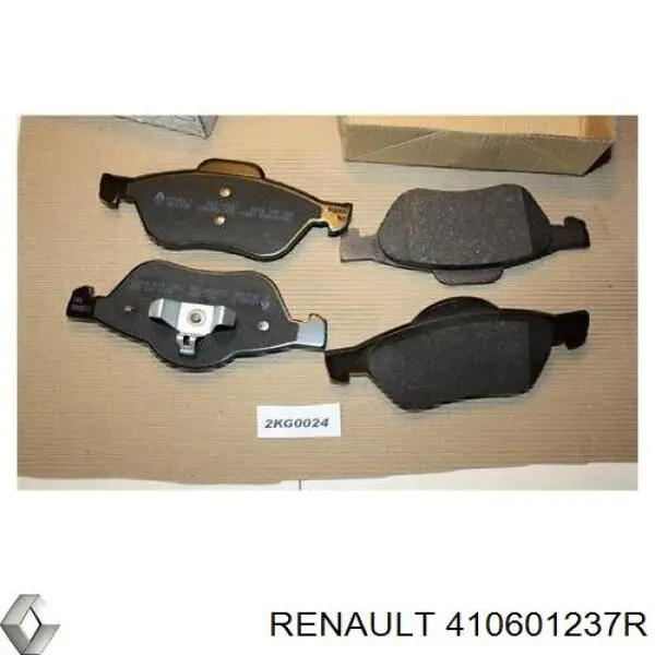 410601237R Renault (RVI) колодки тормозные передние дисковые