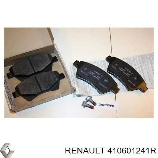 410601241R Renault (RVI) sapatas do freio dianteiras de disco