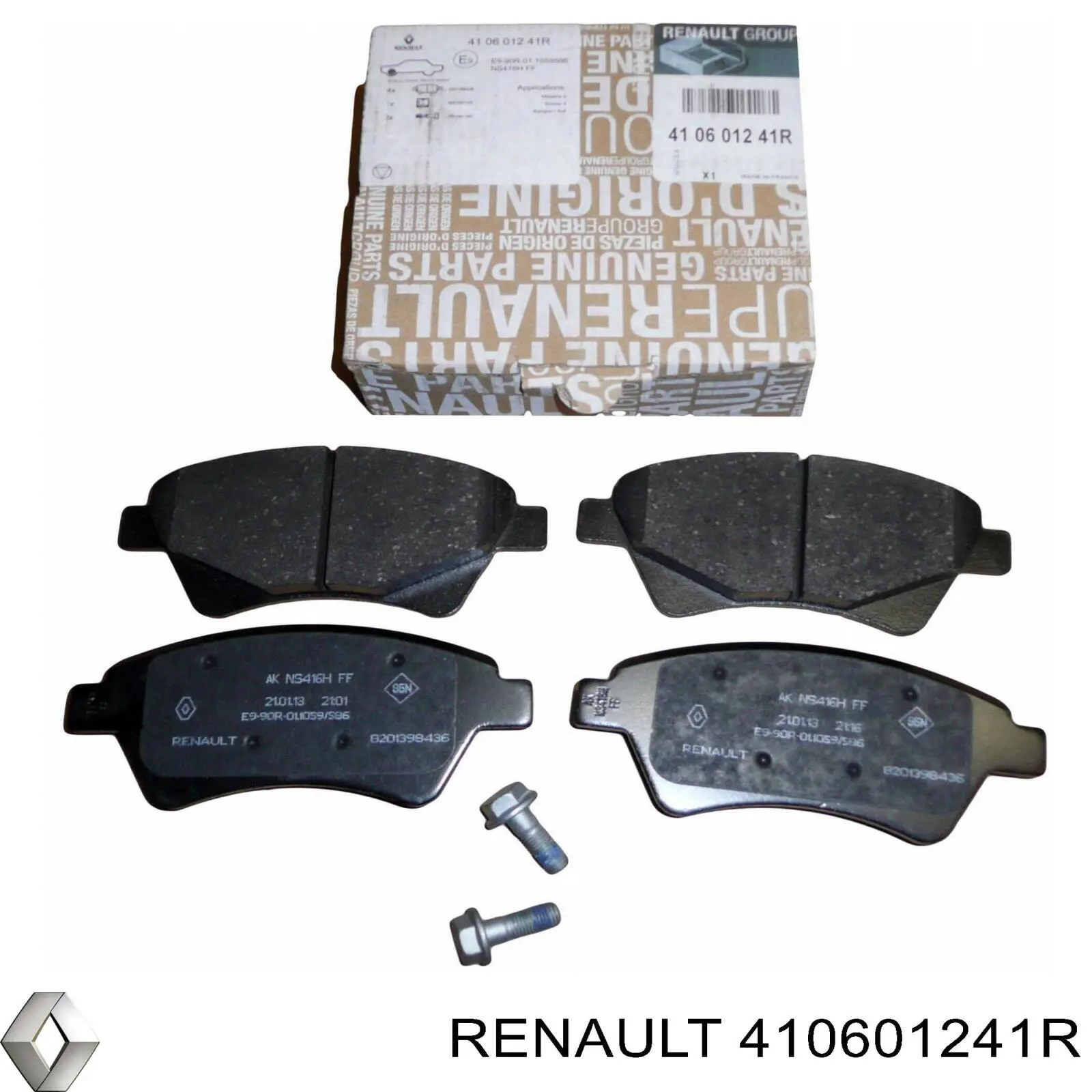 Колодки Renault (RVI) 410601241R цена, от 16.25 USD