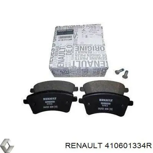 Колодки Renault (RVI) 410601334R цена, от 36.02 USD