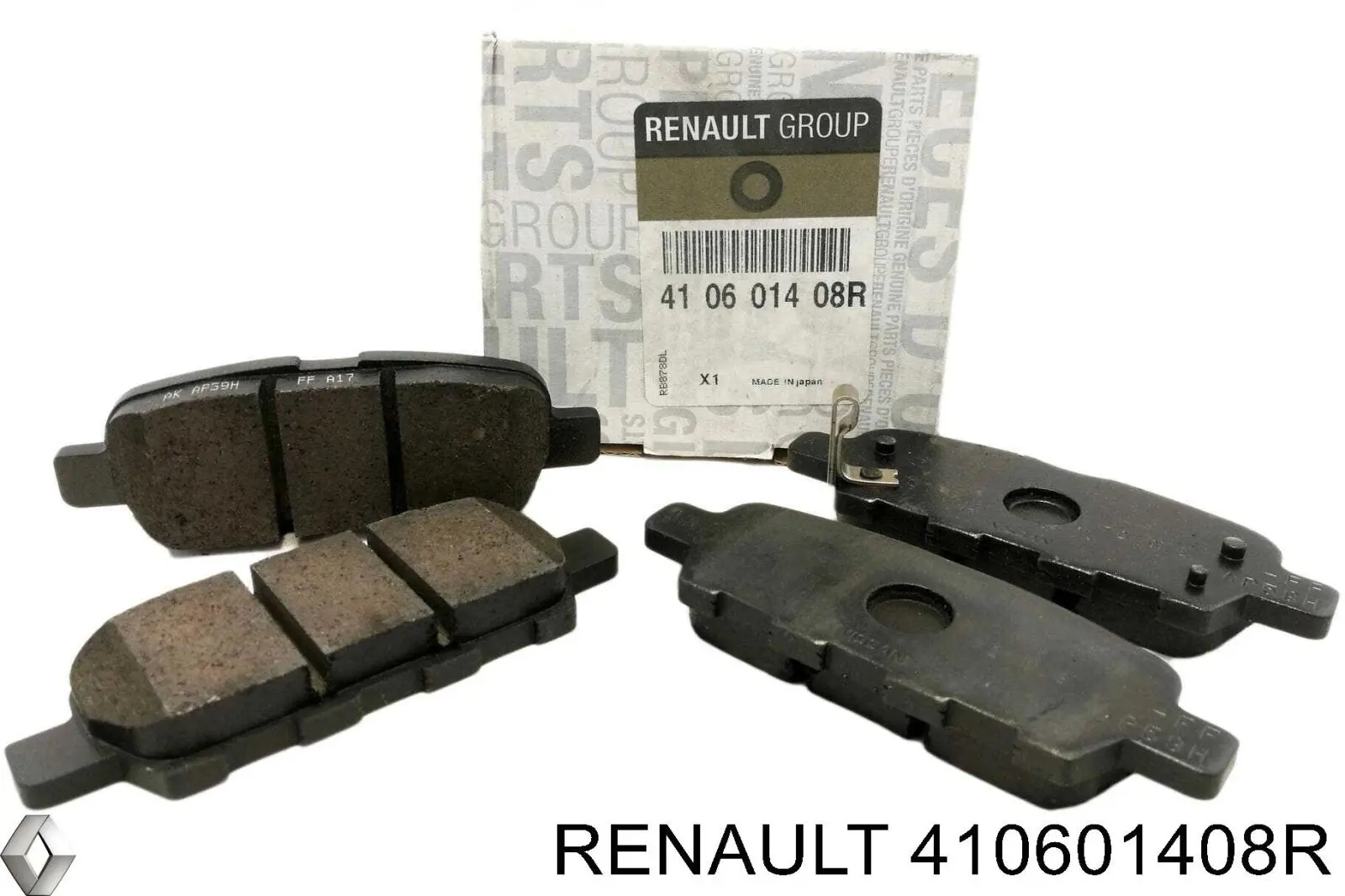 Sapatas do freio traseiras de disco Renault (RVI) 410601408R preço, a partir de 31,98 USD
