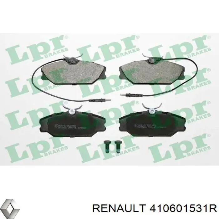 Колодки Renault (RVI) 410601531R цена, от 19.87 USD