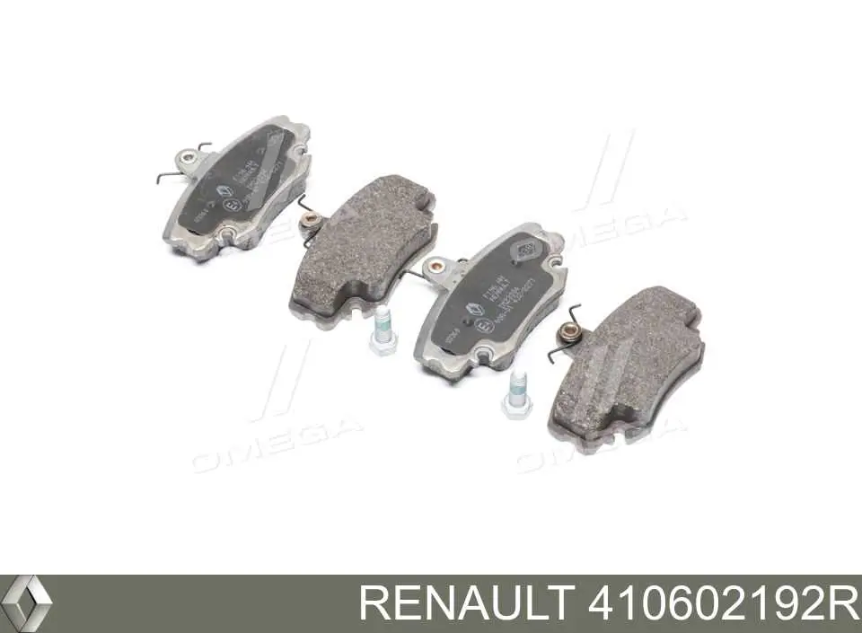 410602192R Renault (RVI) передние тормозные колодки