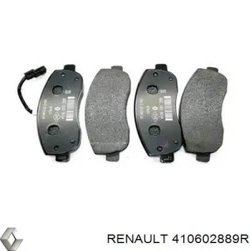 Колодки Renault (RVI) 410602889R цена, от 27.75 USD
