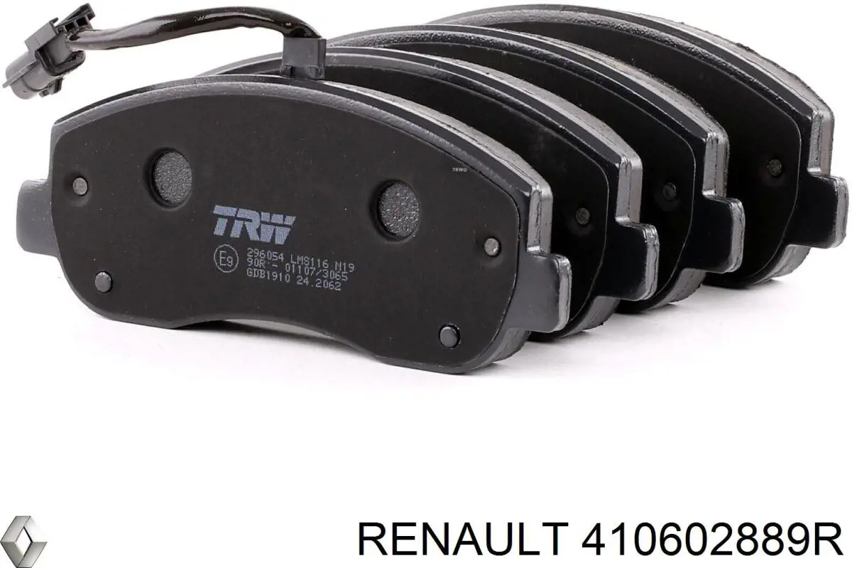 410602889R Renault (RVI) Колодки передние