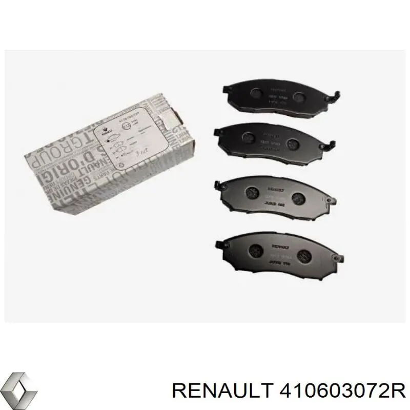 Колодки Renault (RVI) 410603072R цена, от 38.49 USD
