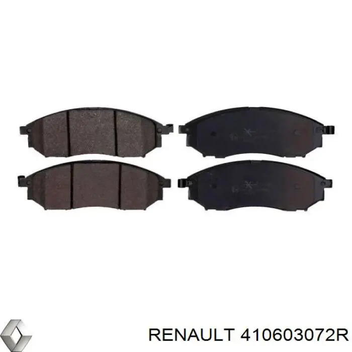 Купить 410603072R Renault (RVI) Колодки тормозные