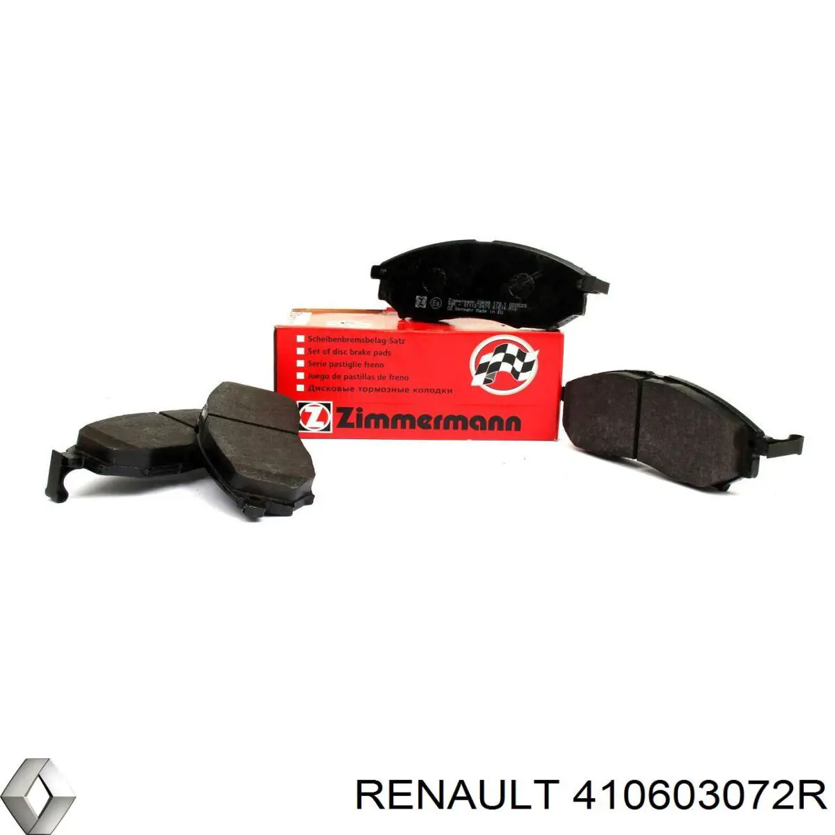 Передние тормозные колодки 410603072R Renault (RVI)