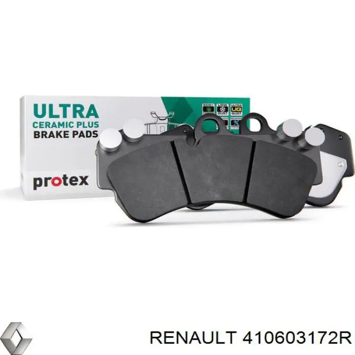 Передние тормозные колодки 410603172R Renault (RVI)