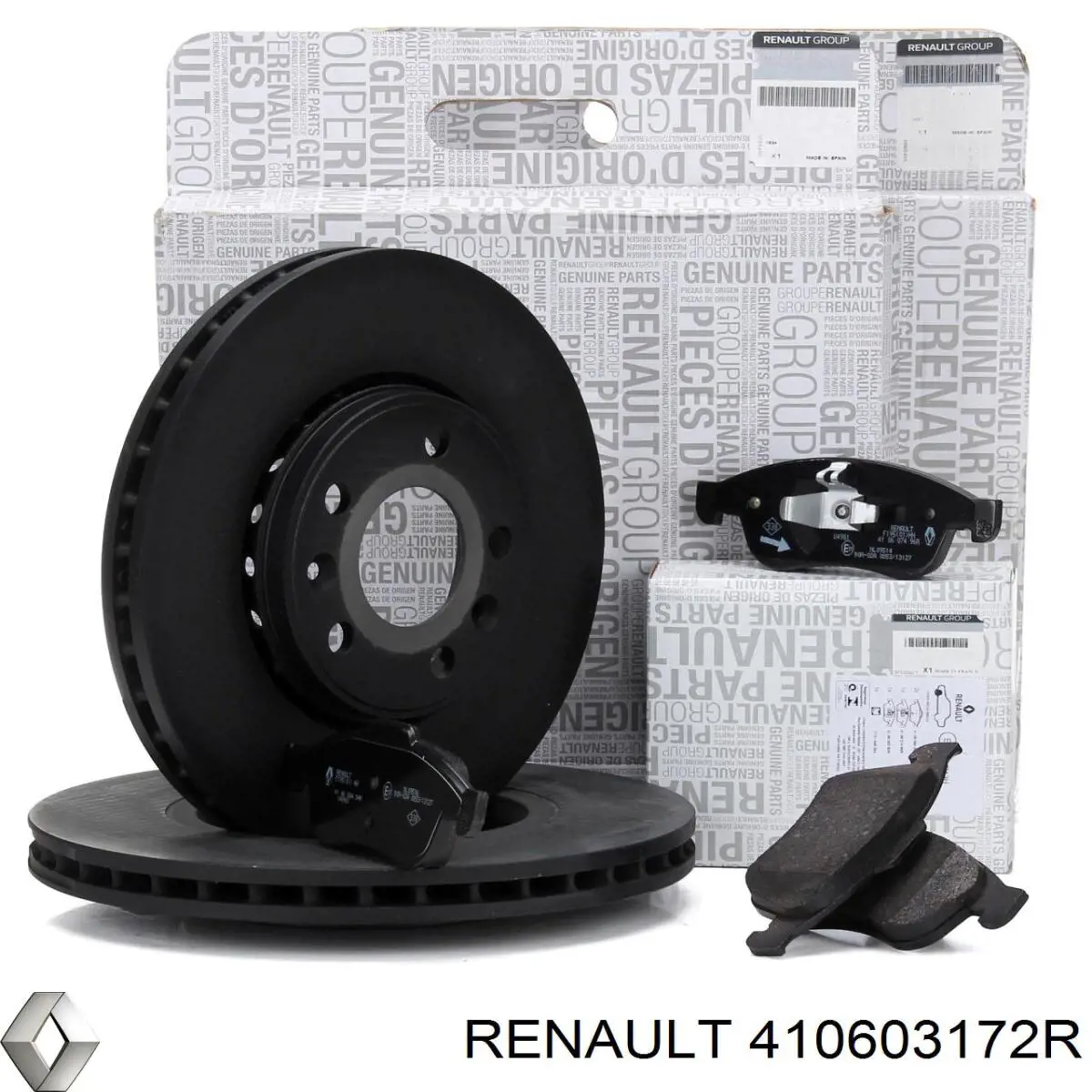 Pastillas de freno delanteras 410603172R Renault (RVI)