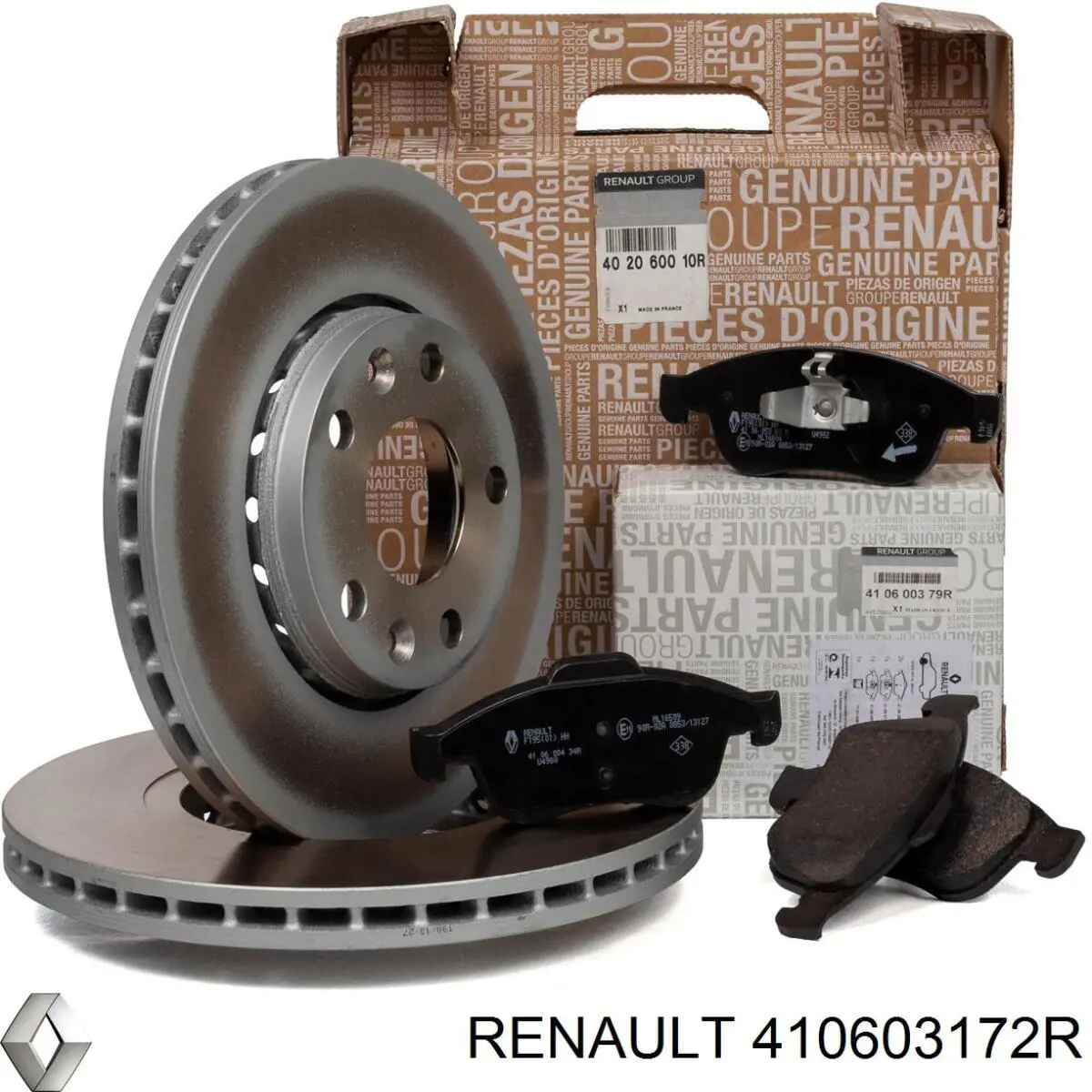 Передние тормозные колодки 410603172R Renault (RVI)