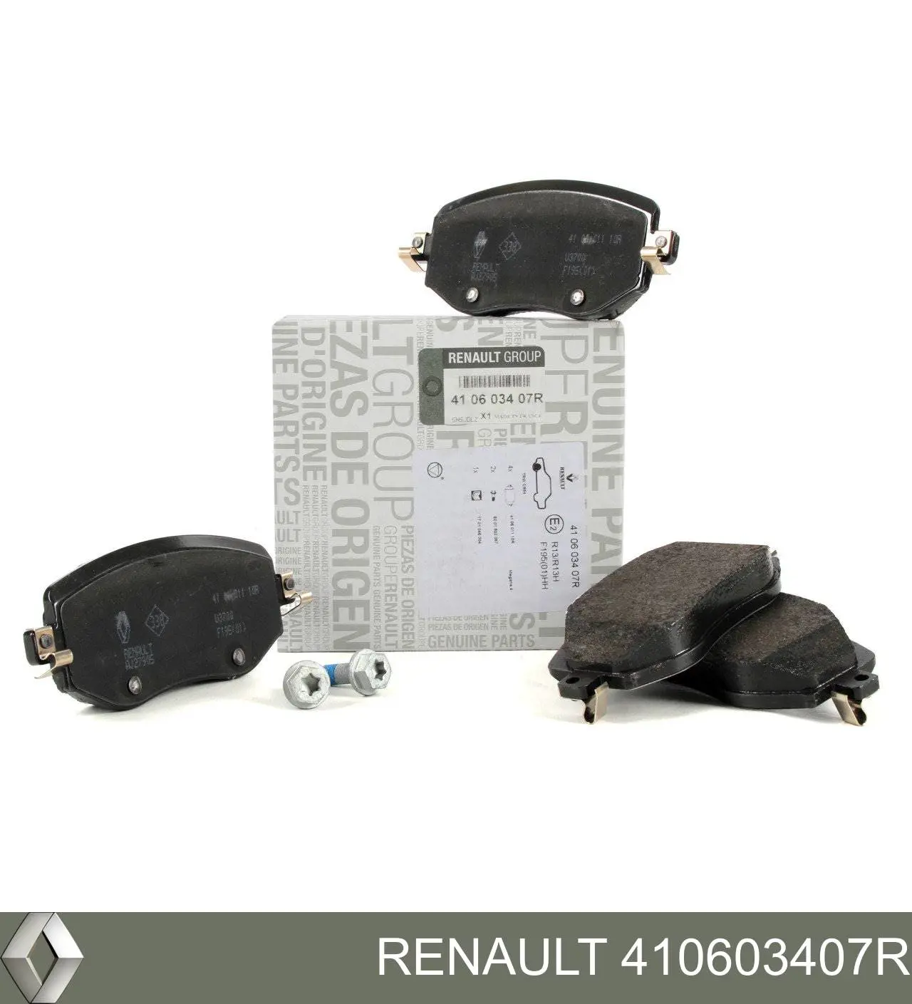 Колодки тормозные передние дисковые Renault (RVI) 410603407R