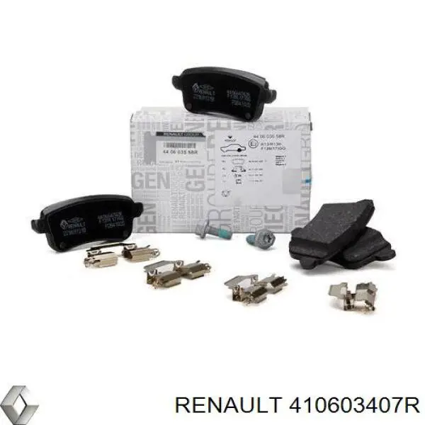 Купить 410603407R Renault (RVI) Колодки тормозные