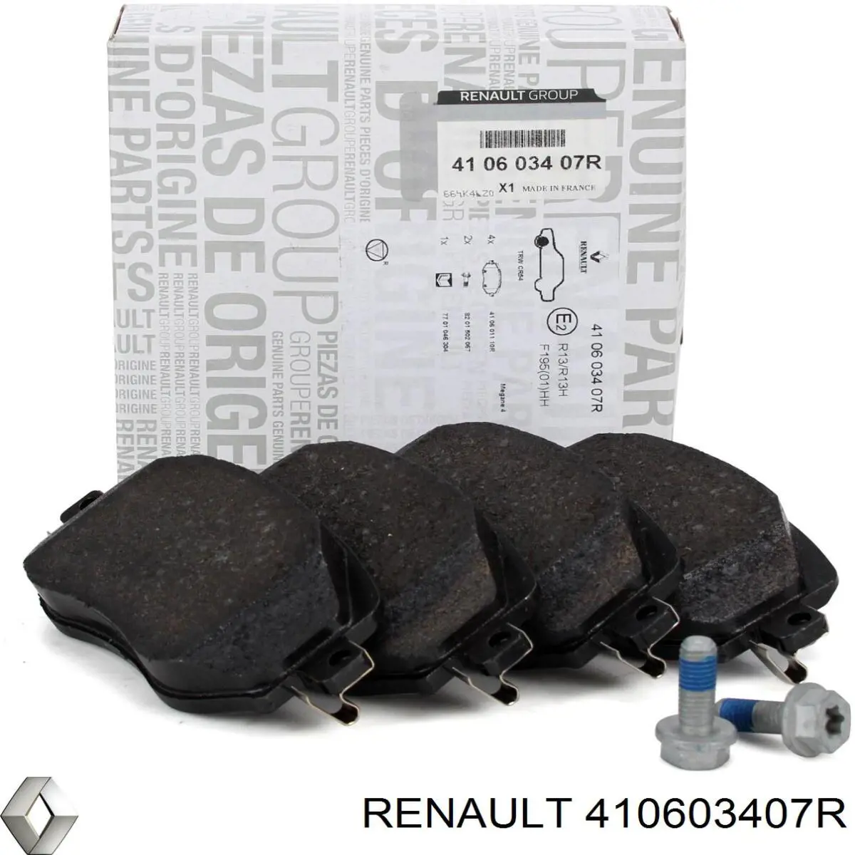 Колодки Renault (RVI) 410603407R цена, от 27.43 USD