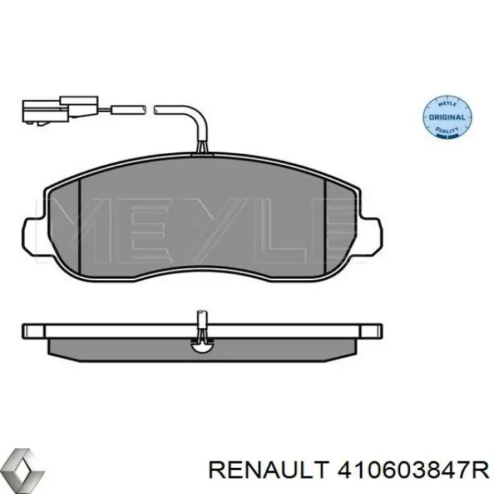 Тормозные колодки Renault (RVI) 410603847R