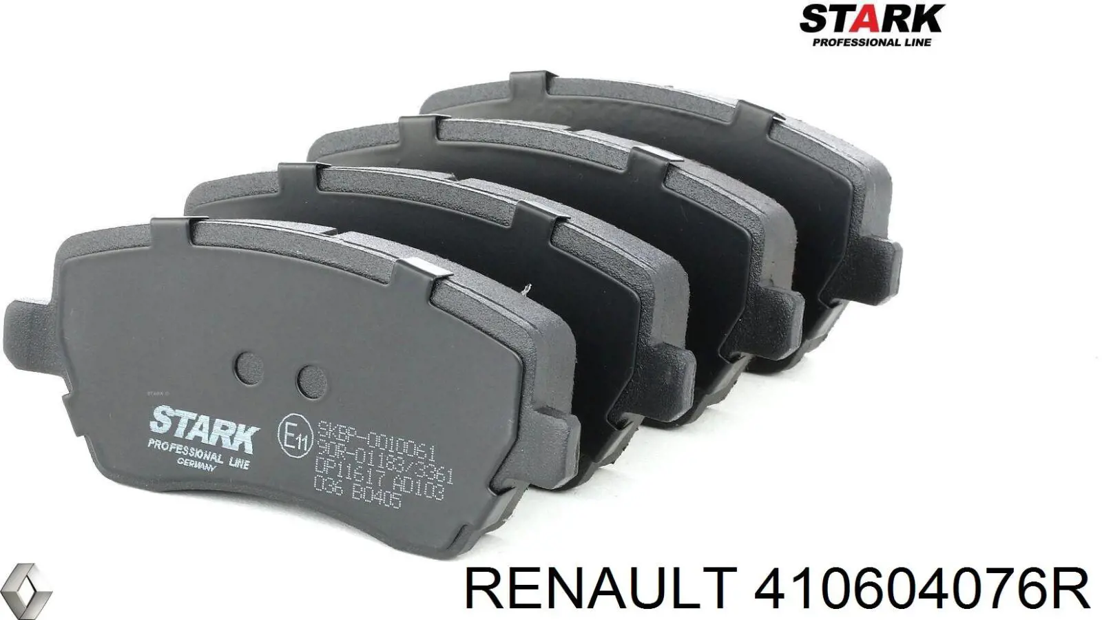 Купить 410604076R Renault (RVI) Колодки тормозные