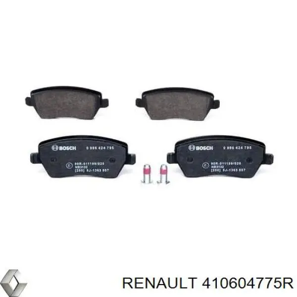 Купить 410604775R Renault (RVI) Колодки тормозные
