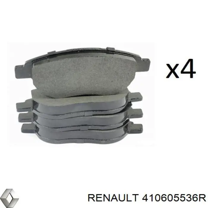 Купить 410605536R Renault (RVI) Колодки тормозные
