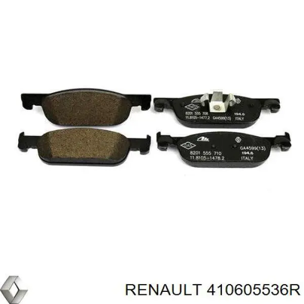 Купить 410605536R Renault (RVI) Колодки тормозные