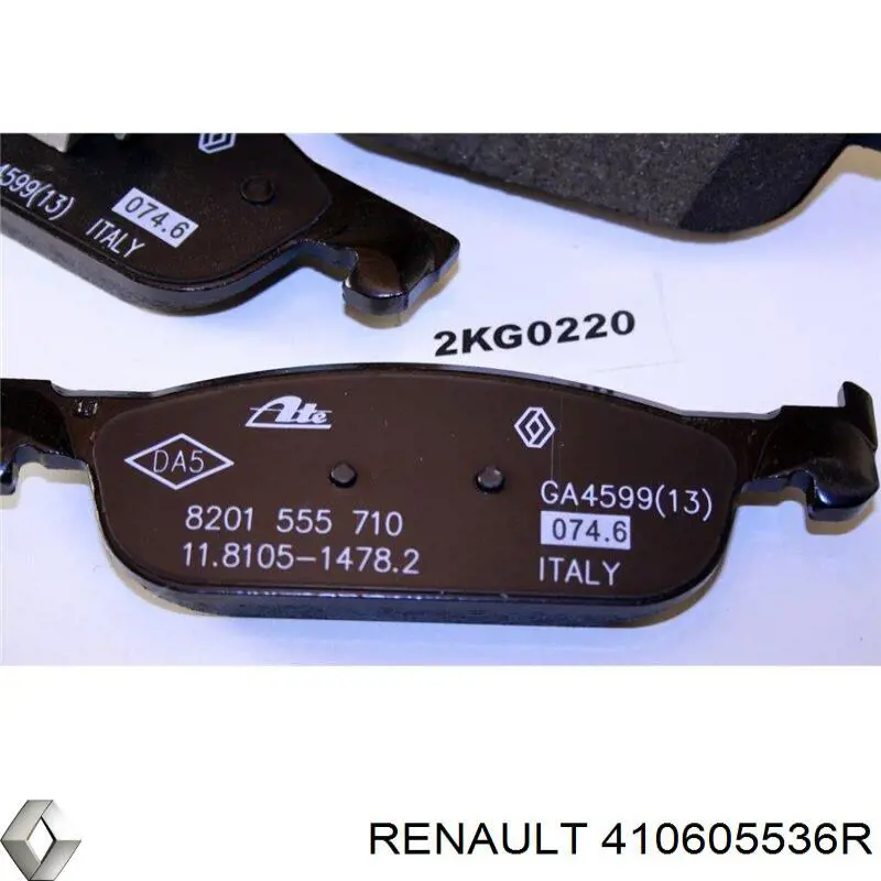 Колодки Renault (RVI) 410605536R цена, от 19.89 USD