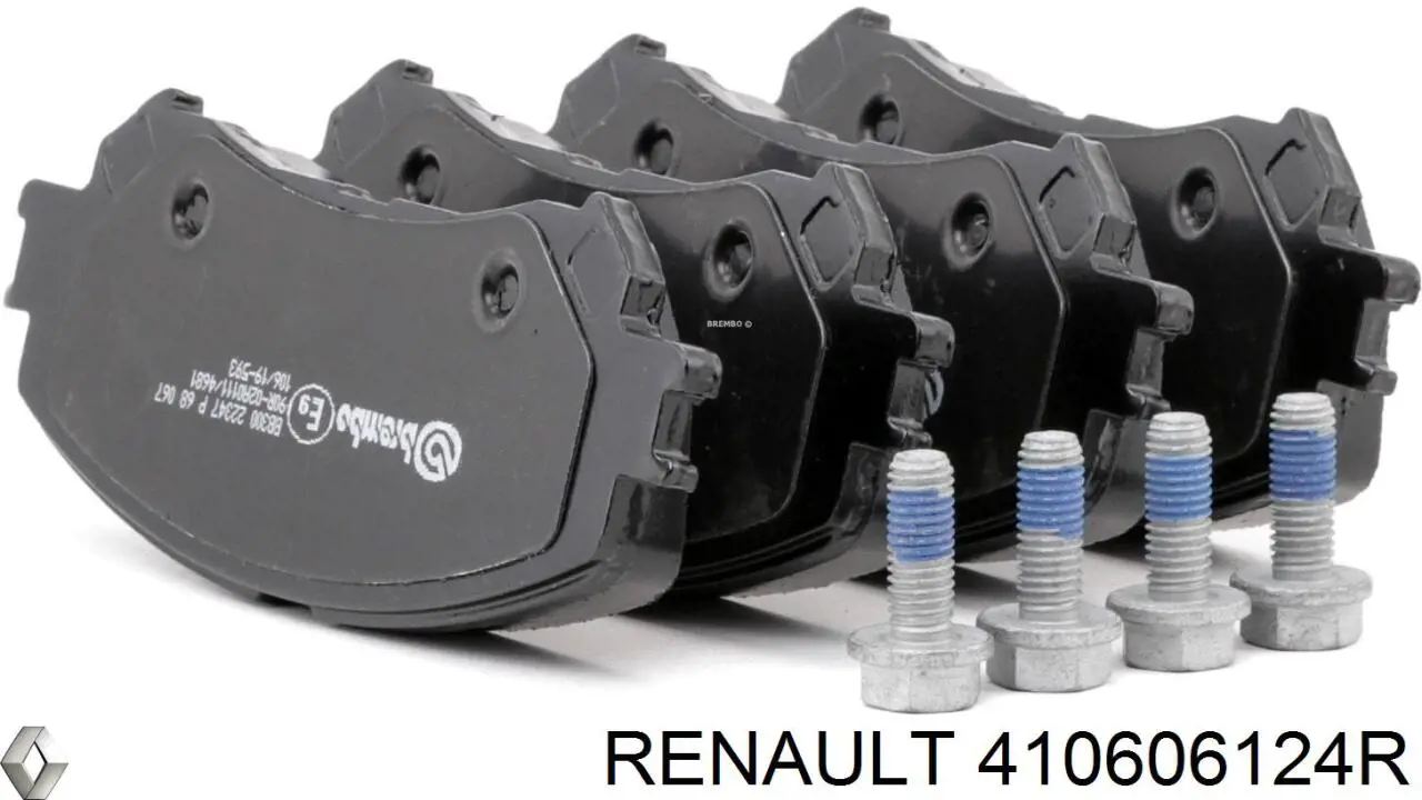 Купить 410606124R Renault (RVI) Колодки тормозные