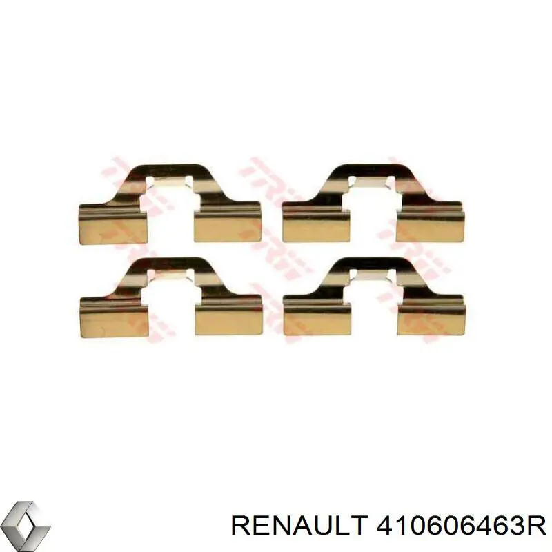 Купить 410606463R Renault (RVI) Комплект пружинок крепления дисковых колодок передних