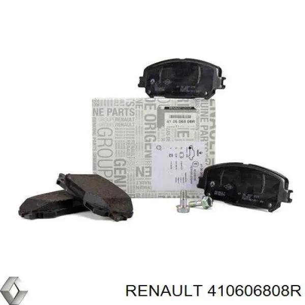 410606808R Renault (RVI) sapatas do freio dianteiras de disco