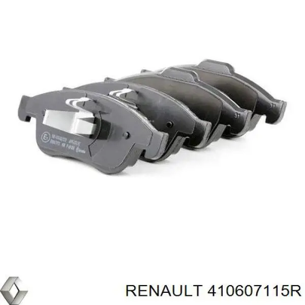 410607115R Renault (RVI) колодки тормозные передние дисковые