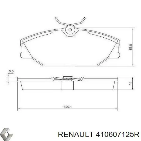 410607125R Renault (RVI)