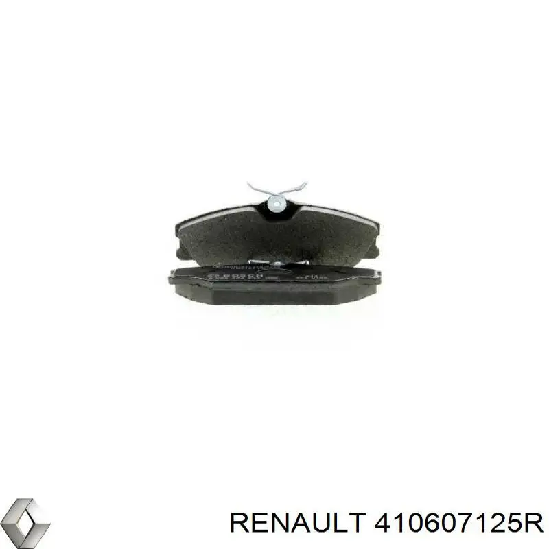410607125R Renault (RVI) колодки тормозные передние дисковые