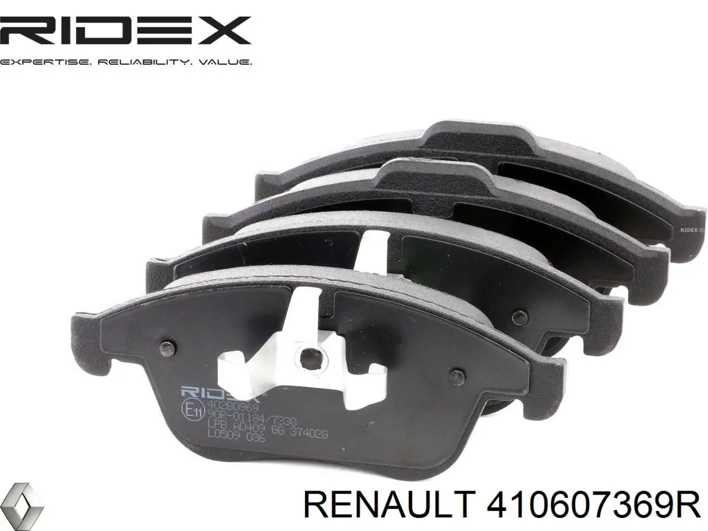 Колодки Renault (RVI) 410607369R цена, от 27.64 USD