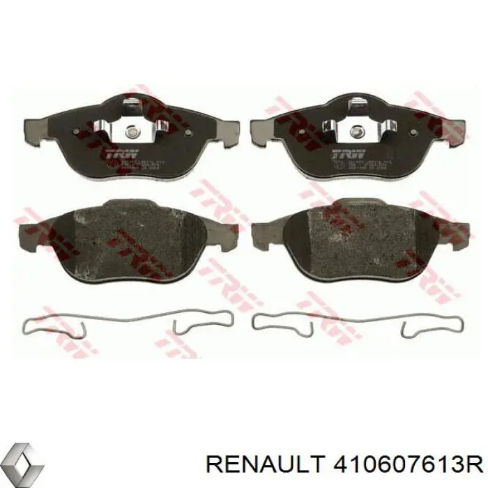 Передние тормозные колодки 410607613R Renault (RVI)