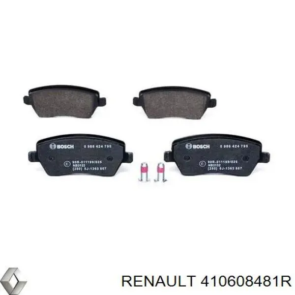 Колодки Renault (RVI) 410608481R цена, от 25.79 USD