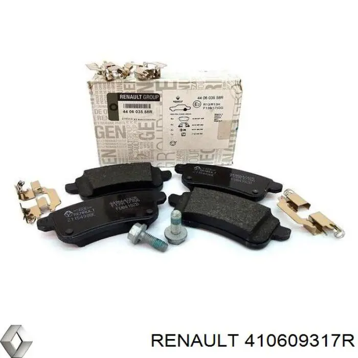 Купить 410609317R Renault (RVI) Колодки тормозные