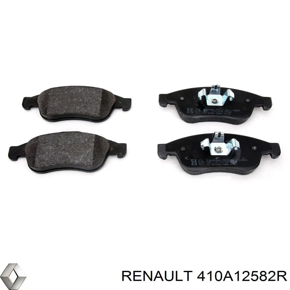 Купить 410A12582R Renault (RVI) Колодки тормозные