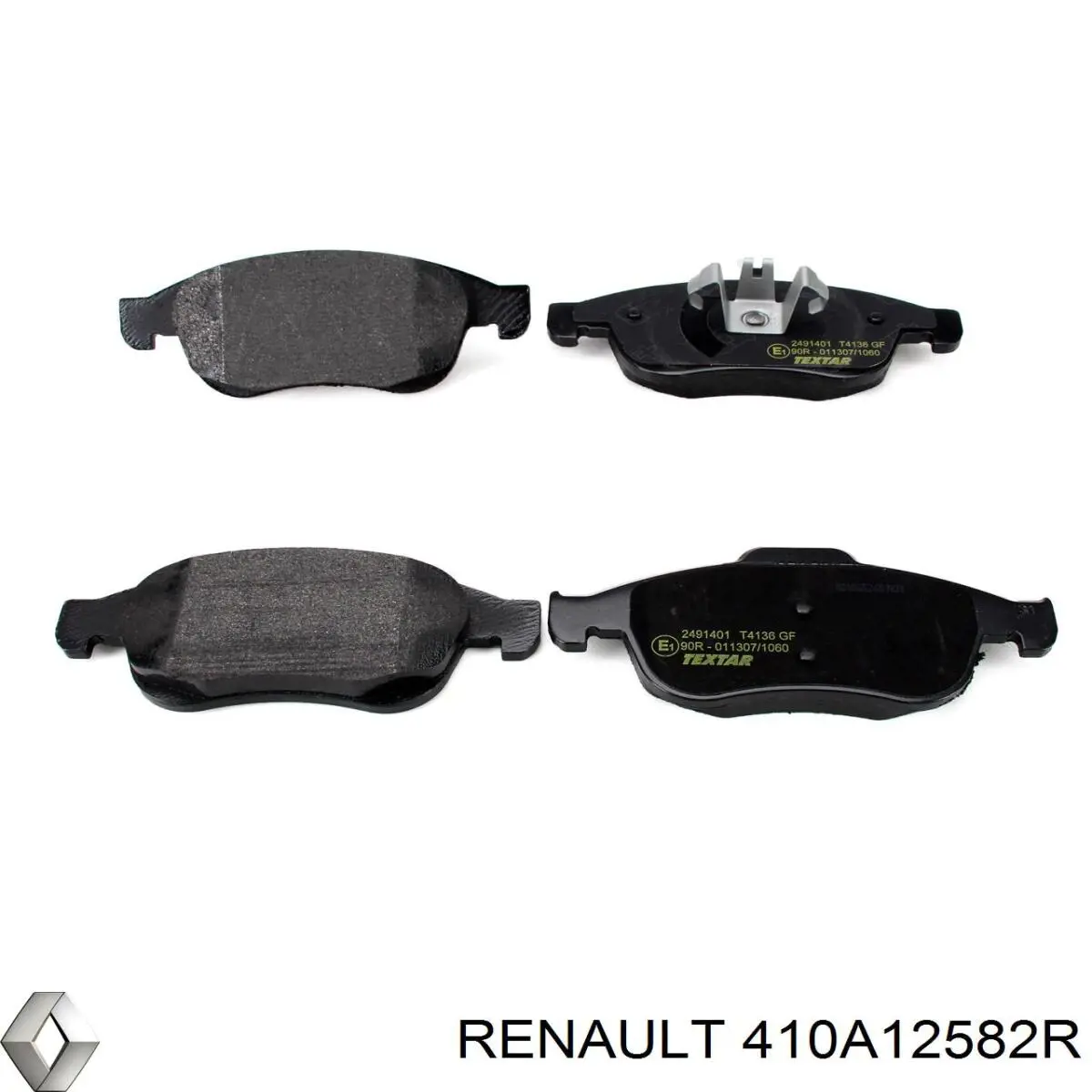 Купить 410A12582R Renault (RVI) Колодки тормозные
