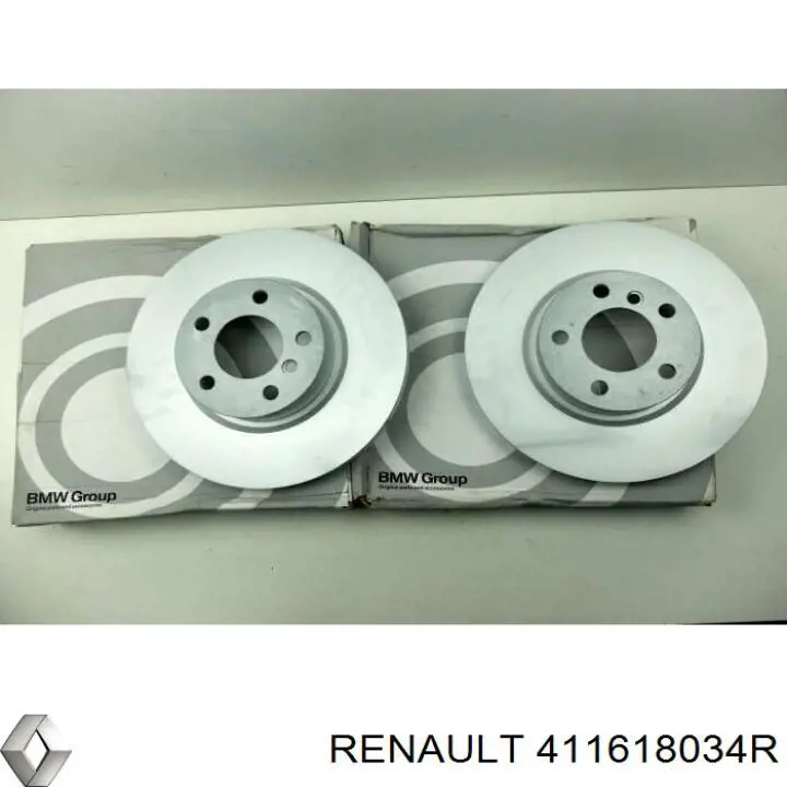 Кожух тормозного диска переднего левого Renault (RVI) 411618034R