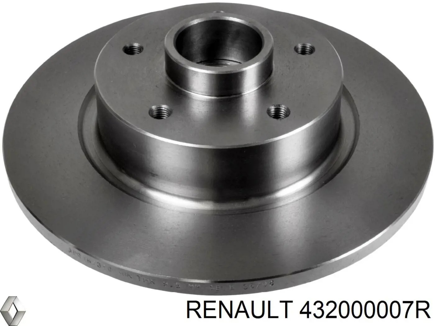 432000007R Renault (RVI) disco do freio traseiro