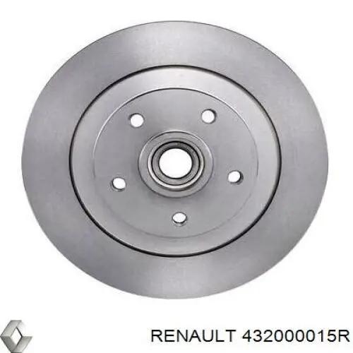 Disco de freno trasero 432000015R Renault (RVI)