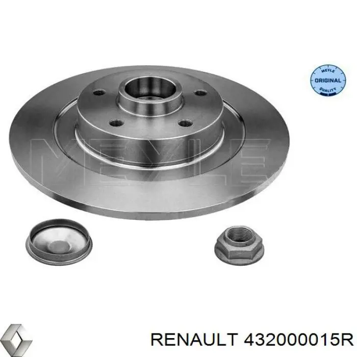 Купить 432000015R Renault (RVI) Диск тормозной задний