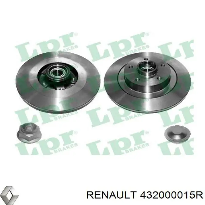 Тормозные диски 432000015R Renault (RVI)