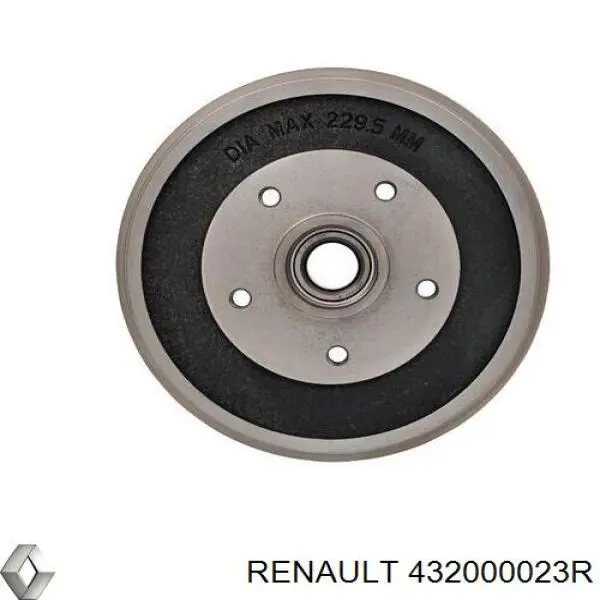 432000023R Renault (RVI) барабан тормозной задний