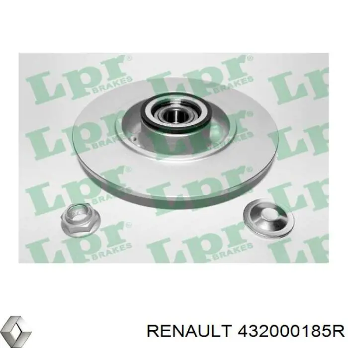 Диск тормозной задний Renault (RVI) 432000185R