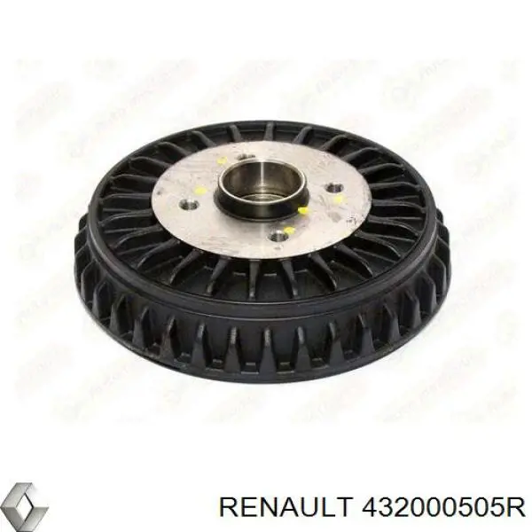 432000505R RENAULT Tambor de freno trasero original y equivalente