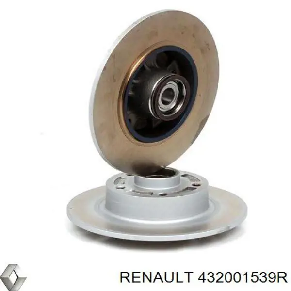 432001539R Renault (RVI) диск тормозной задний